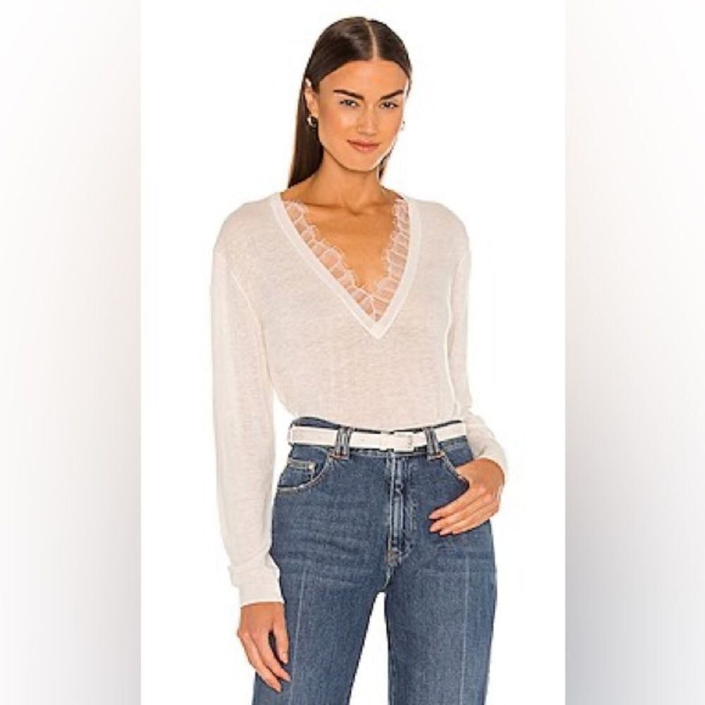 NWT IRO HABY Sweater Cloudy White Size Medium